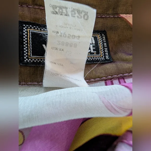 Vtg Silk Versace Top - Picture 6 of 6